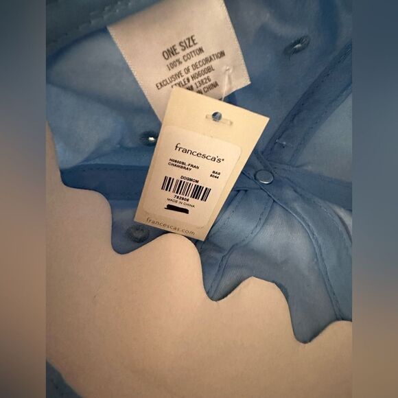 Dog Mom light blue hat - Picture 3 of 4